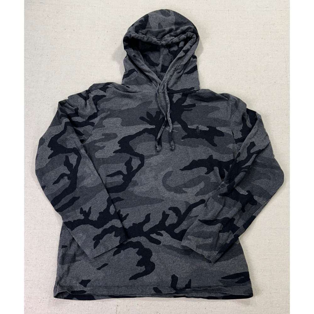Polo Ralph Lauren Women's Small Hoodie Camo Cotton Jersey Hooded Long Sleeve Tee